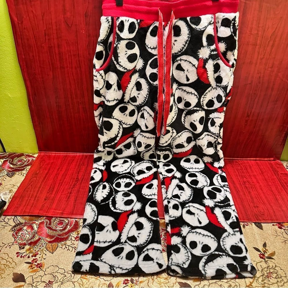 Disney The Nightmare Before Christmas Jack fleece pants S